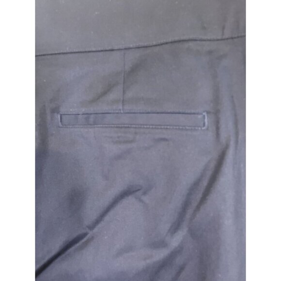 Old Navy Pant Women 24 Blue Pull On Neutral Office Minimalist Cropped 80s Retro - Picture 7 of 11